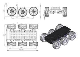 6WD dimensional drawing